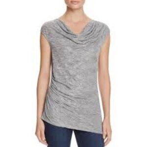 Metallic Silver Calvin Klein Sleeveless Top Sz M